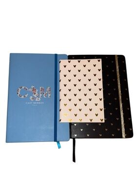 Disney Set of 3 - Minnie and Mickey Mouse Lined Notebooks Cast Member Office